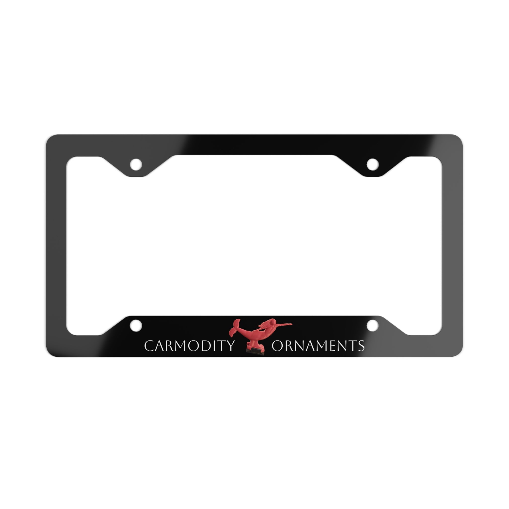 Sleek Stainless Steel Car Tag Frame