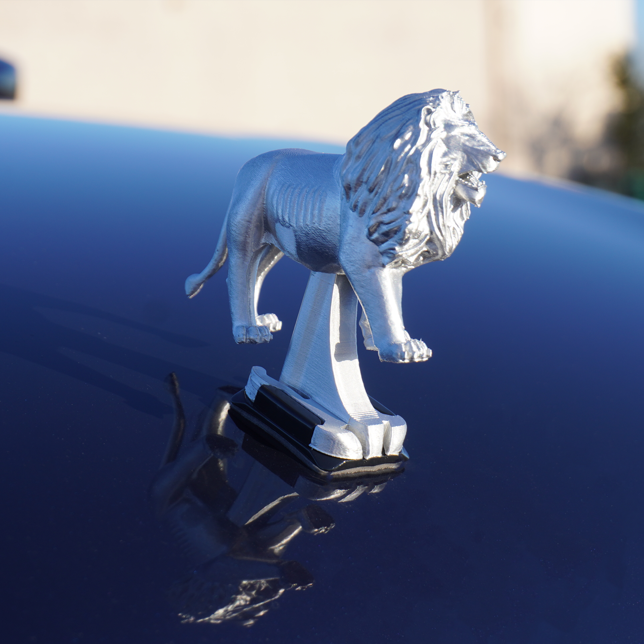 Chrome Monarch Lion