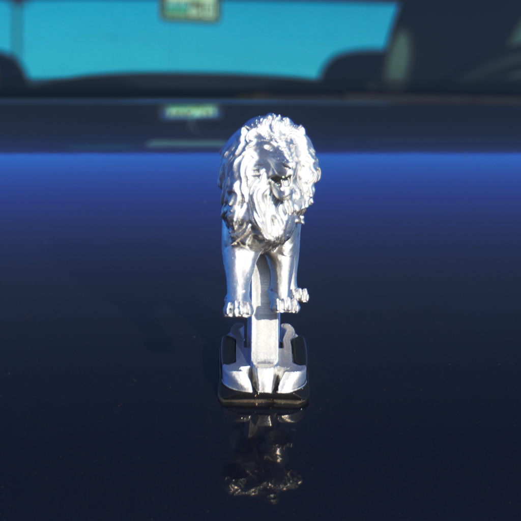 Chrome Monarch Lion
