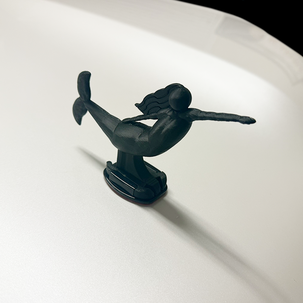 Black Mermaid Ornament