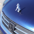 Chrome Bucking Bronco Ornament