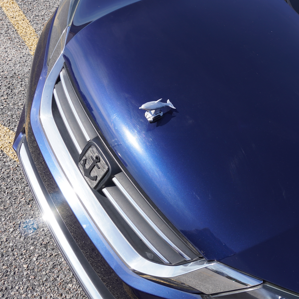 Chrome Dolphin Ornament