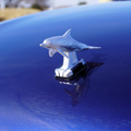 Chrome Dolphin Ornament