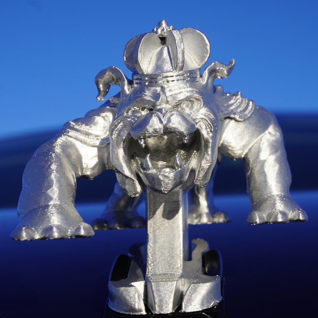Chrome Duke Dog Ornament