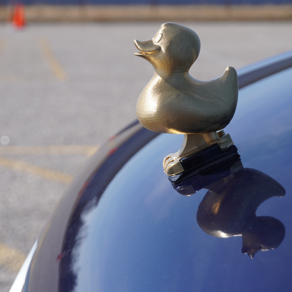 Gold Duck Ornament