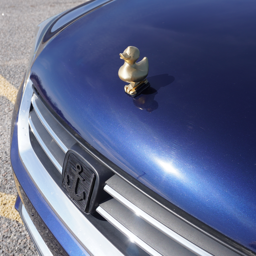 Gold Duck Ornament