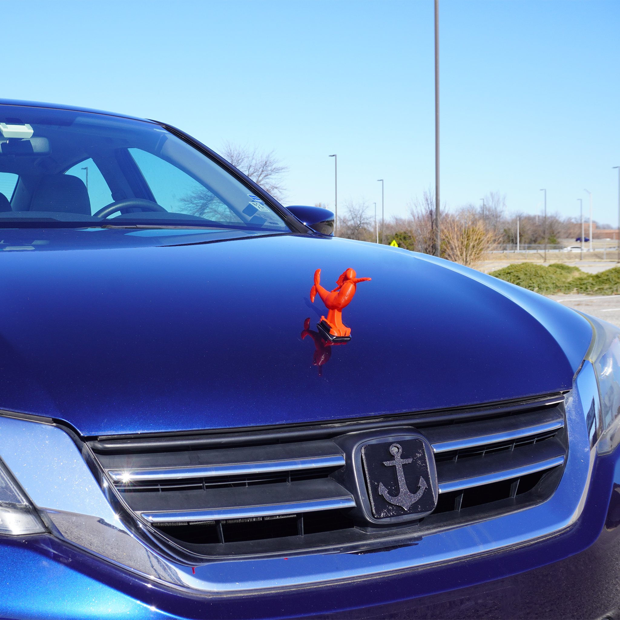 Red Mermaid Hood Ornament
