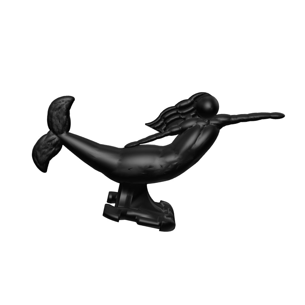 Black Mermaid Ornament