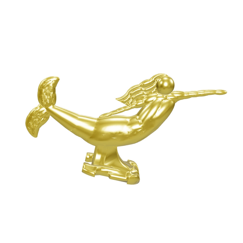 Gold Mermaid Ornament