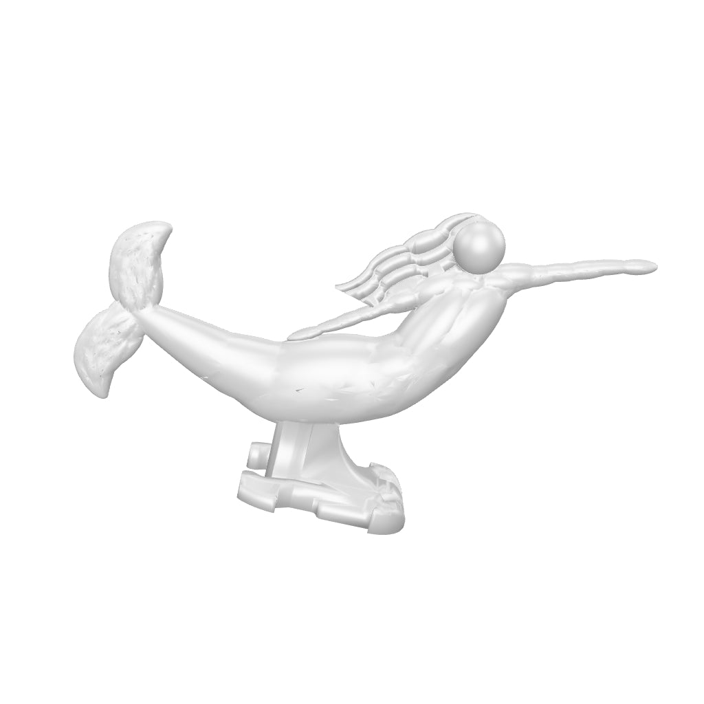 Translucent Mermaid Ornament
